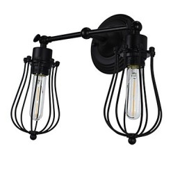 Pintura rústica de chalé para luminárias de parede com luz ambiente Luminária de parede