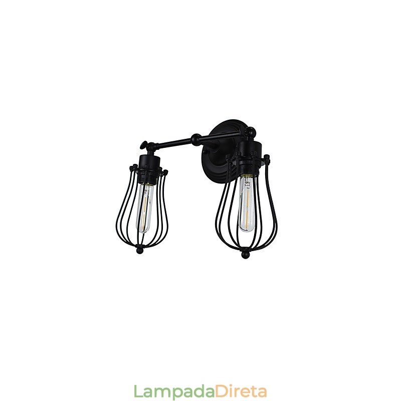 Pintura rústica de chalé para luminárias de parede com luz ambiente Luminária de parede