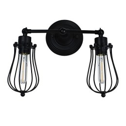 Pintura rústica de chalé para luminárias de parede com luz ambiente Luminária de parede