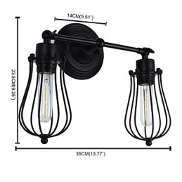 Pintura rústica de chalé para luminárias de parede com luz ambiente Luminária de parede