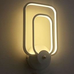Luminária de parede de alumínio moderna minimalista varanda escada luminária de parede decorativa luzes de cabeceira