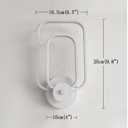 Luminária de parede de alumínio moderna minimalista varanda escada luminária de parede decorativa luzes de cabeceira
