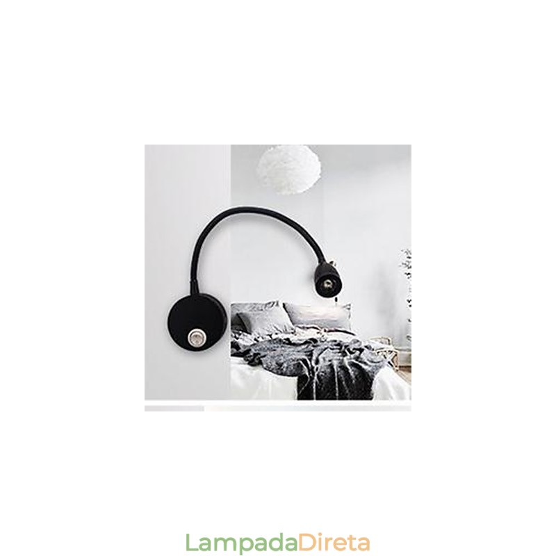 Recurso de pintura para luminária de parede com luz ambiente