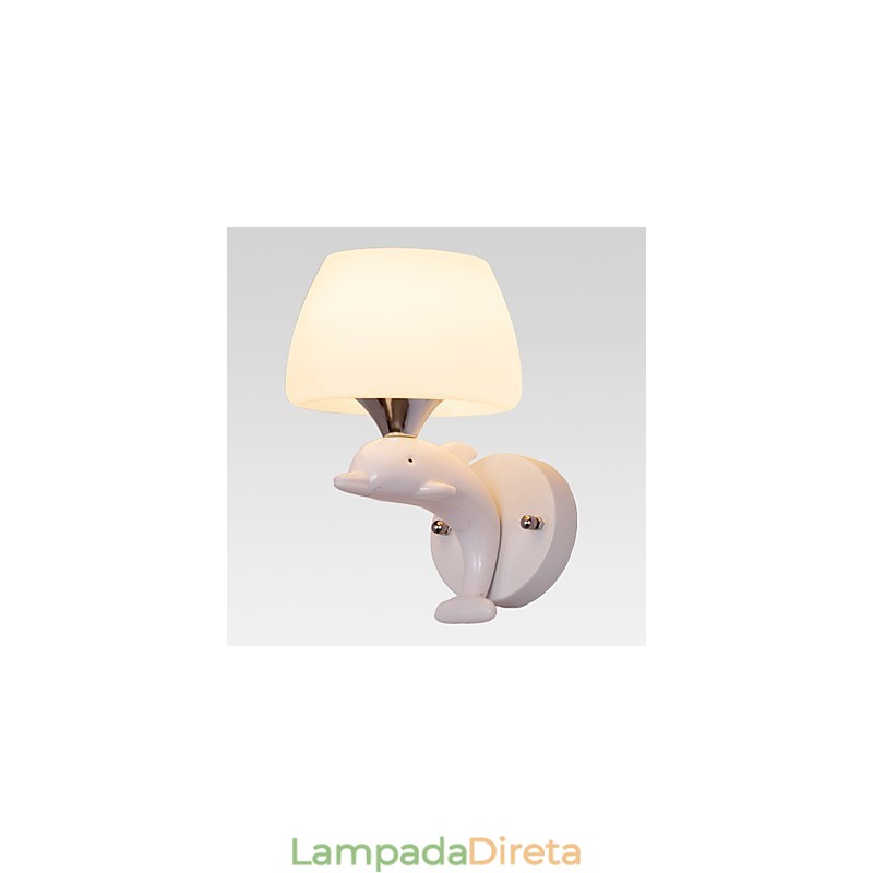 Luminária de parede metálica moderna contemporânea embutida e de teto Hugger, luminária de parede com destaque