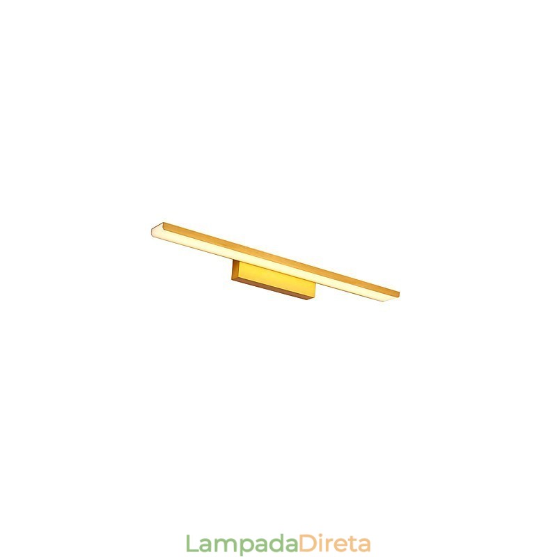 Luminária de espelho Luminárias de banheiro Materiais de alumínio e acrílico Luminárias de parede Iluminação de maquiagem