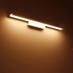 Luminária de espelho Luminárias de banheiro Materiais de alumínio e acrílico Luminárias de parede Iluminação de maquiagem