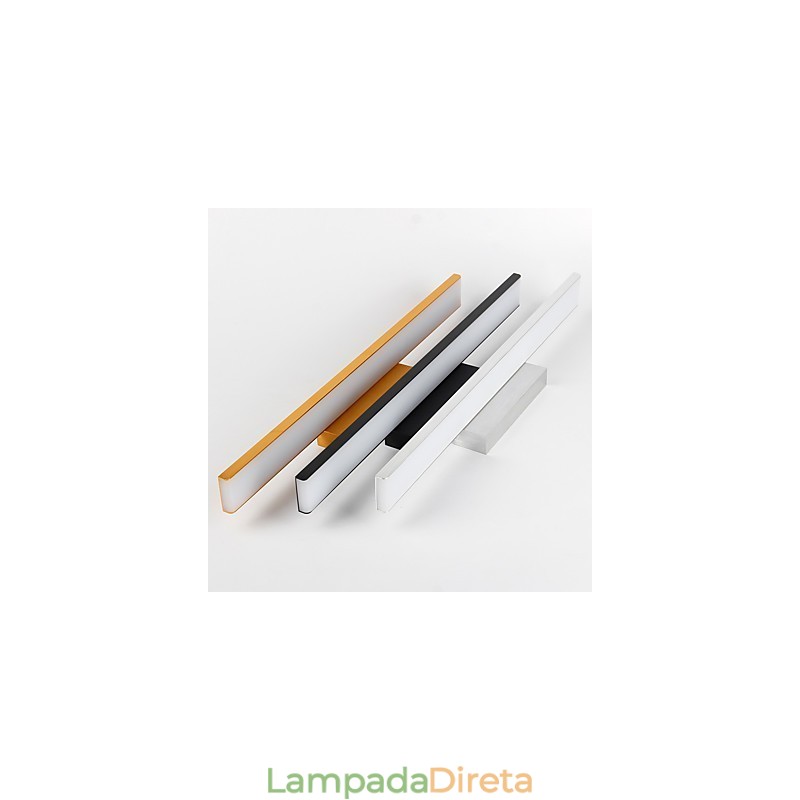 Luminária de espelho Luminárias de banheiro Materiais de alumínio e acrílico Luminárias de parede Iluminação de maquiagem