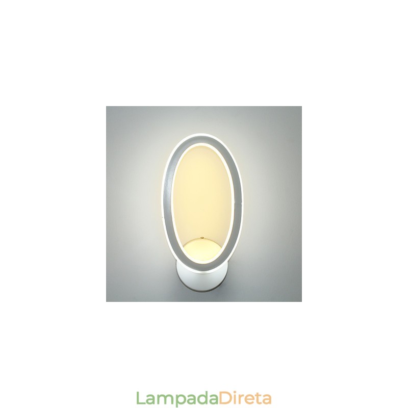 Luminária de parede de alumínio moderna, originalidade, breve, para ambientes internos, fundo, parede, corredor, escada, varanda, lâmpada