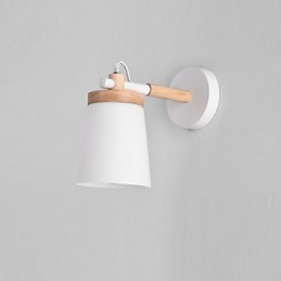 Luminária de parede com base de vidro e metal, luminária de parede com luz ambiente