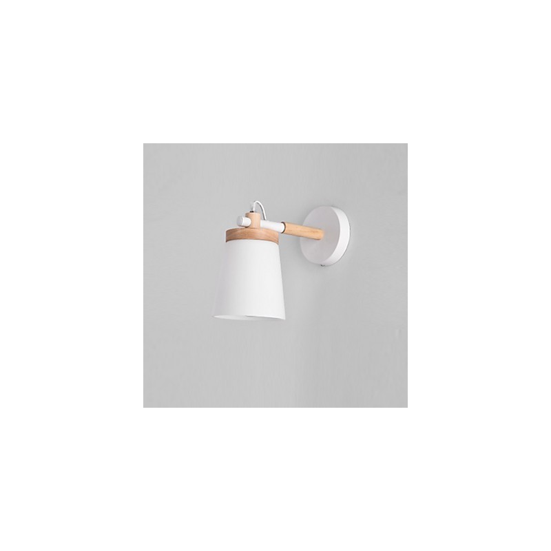 Luminária de parede com base de vidro e metal, luminária de parede com luz ambiente