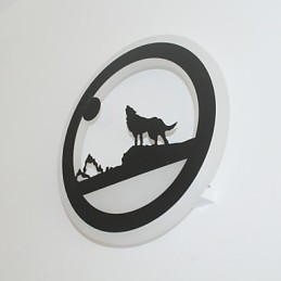 Luminária de parede para quarto, luzes para escadas, personalidade criativa de lâmpadas de cabeceira modernas e minimalistas