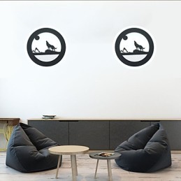 Luminária de parede para quarto, luzes para escadas, personalidade criativa de lâmpadas de cabeceira modernas e minimalistas
