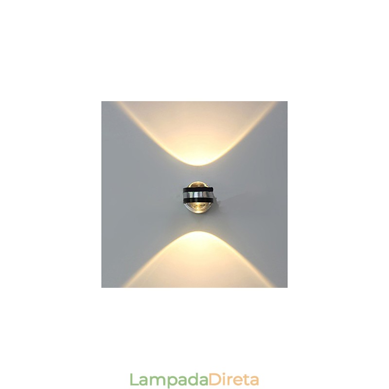 Luminária de parede com luz ambiente estilo mini multicolorido