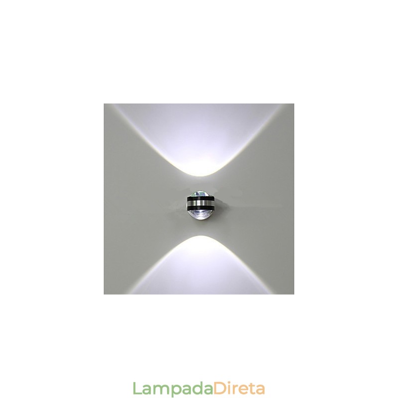 Luminária de parede com luz ambiente estilo mini multicolorido