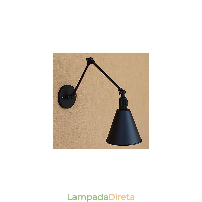 Recurso de pintura retrô country para braço oscilante estilo mini proteção ocular downlight luzes de braço oscilante
