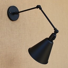 Recurso de pintura retrô country para braço oscilante estilo mini proteção ocular downlight luzes de braço oscilante