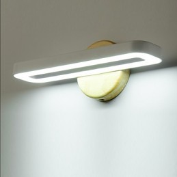 Luminária de parede moderna contemporânea com luz ambiente