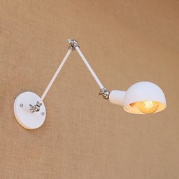 Pintura Vintage Country Recurso para Mini Estilo Braço oscilante Proteção para os olhos Luz ambiente Braço oscilante Luzes de parede