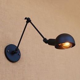 Pintura Vintage Country Recurso para Mini Estilo Braço oscilante Proteção para os olhos Luz ambiente Braço oscilante Luzes de parede