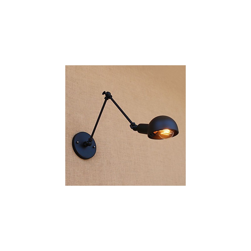 Pintura Vintage Country Recurso para Mini Estilo Braço oscilante Proteção para os olhos Luz ambiente Braço oscilante Luzes de parede