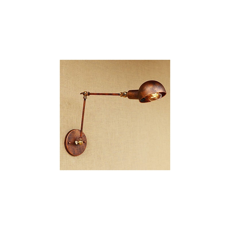 Pintura Vintage Country Recurso para Mini Estilo Braço oscilante Proteção para os olhos Luz ambiente Braço oscilante Luzes de parede