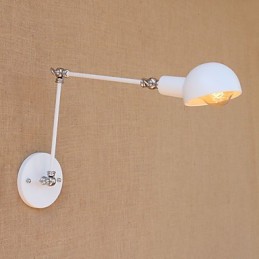 Pintura Vintage Country Recurso para Mini Estilo Braço oscilante Proteção para os olhos Luz ambiente Braço oscilante Luzes de parede