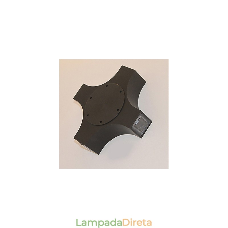 Novidade Simples Integrada Country Feature para Proteção dos Olhos Luz Ambiente Apliques de Parede Cross Star Outdoor Waterproof Courtyard Wall Lamp