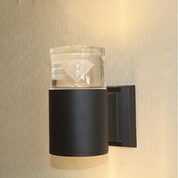 Recurso simples integrado para arandelas de parede com luz ambiente