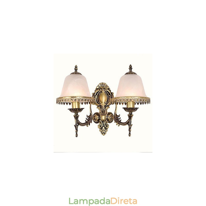 Luminária de parede vintage galvanizada Downlight