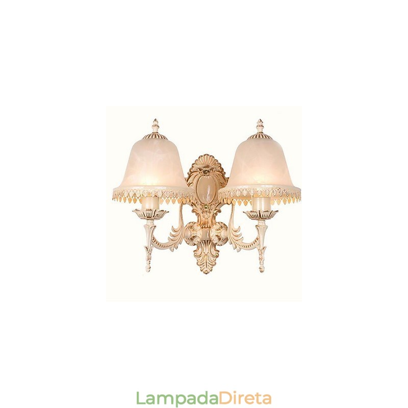 Luminária de parede vintage galvanizada Downlight