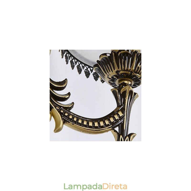 Luminária de parede vintage galvanizada Downlight