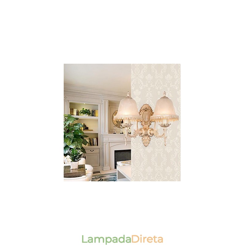 Luminária de parede vintage galvanizada Downlight