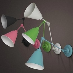 Luminária de parede moderna contemporânea com luz ambiente
