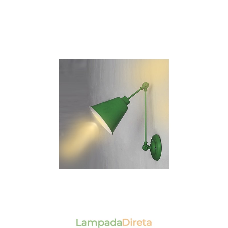 Luminária de parede moderna contemporânea com luz ambiente