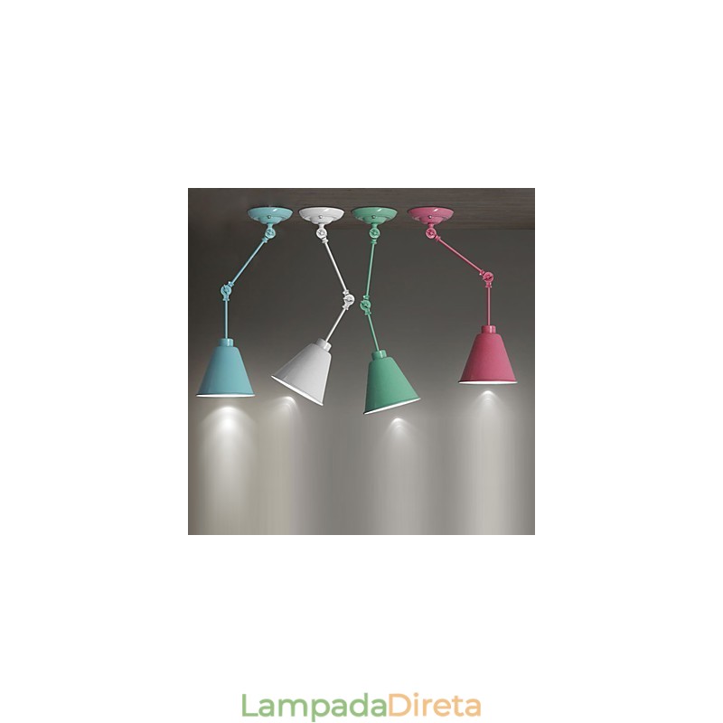 Luminária de parede moderna contemporânea com luz ambiente