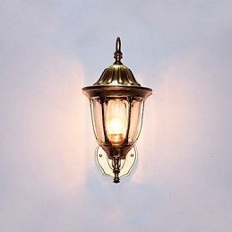 Luminárias de parede externas tradicionais clássicas de metal