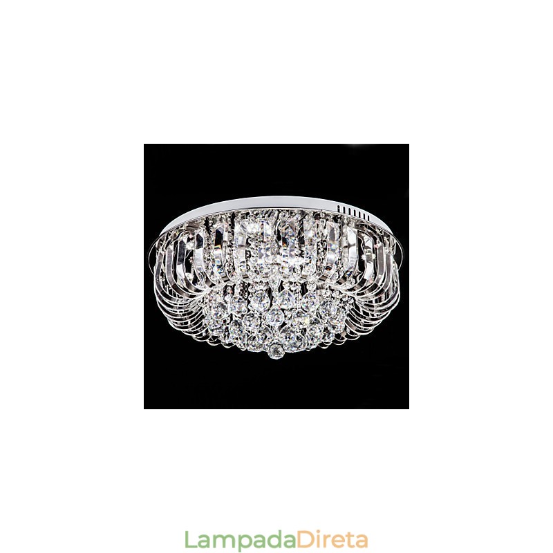 Montagem embutida Cristal Tradicional Clássico Metal