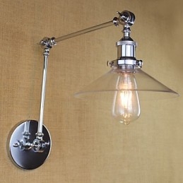 Recurso de galvanoplastia retrô vintage country para braço oscilante estilo mini, luz ambiente, balanço