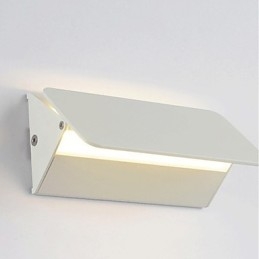 Luminária de parede moderna, luminária de parede ajustável de alumínio para quarto, sala de jantar, sala de estar, iluminação interna, luminária de parede