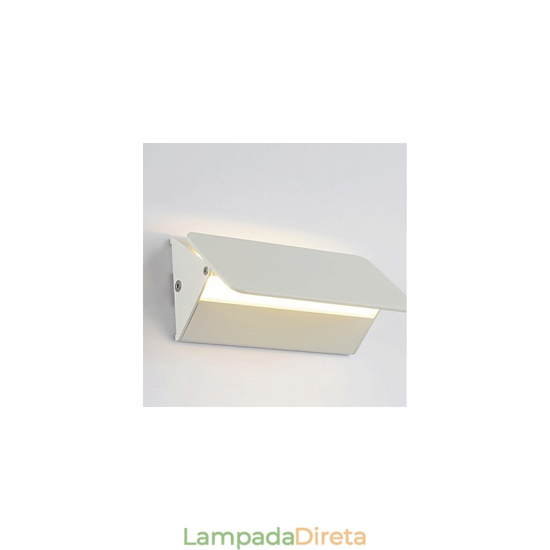 Luminária de parede moderna, luminária de parede ajustável de alumínio para quarto, sala de jantar, sala de estar, iluminação interna, luminária de parede
