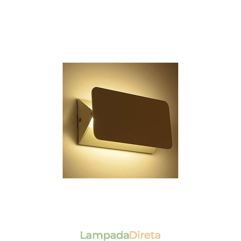 Luminária de parede moderna, luminária de parede ajustável de alumínio para quarto, sala de jantar, sala de estar, iluminação interna, luminária de parede