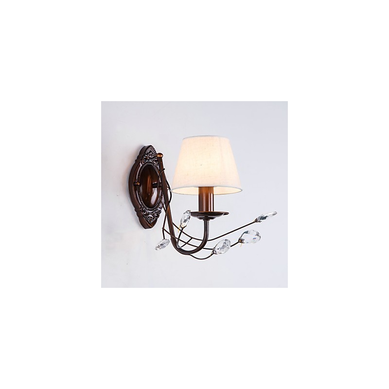Recurso galvanizado rústico para arandelas de parede estilo mini, luz ambiente, luminária de parede