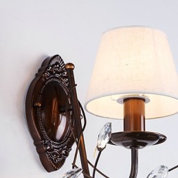 Recurso galvanizado rústico para arandelas de parede estilo mini, luz ambiente, luminária de parede