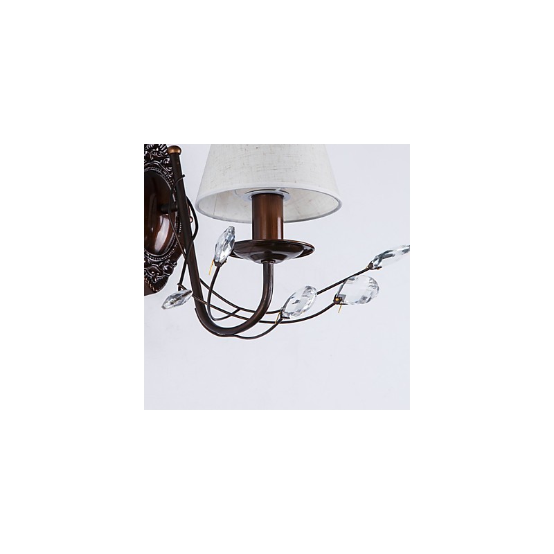 Recurso galvanizado rústico para arandelas de parede estilo mini, luz ambiente, luminária de parede