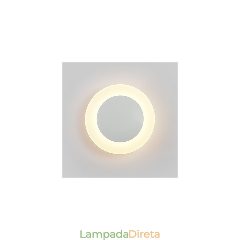 Arandelas de parede modernas e contemporâneas integradas para luz ambiente