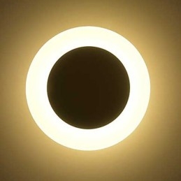 Arandelas de parede modernas e contemporâneas integradas para luz ambiente
