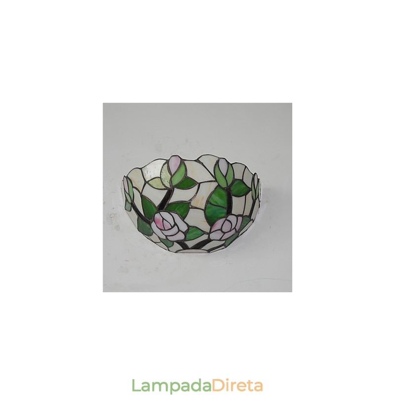 Retro Country Wall Lights Glass Shade Sala de estar Quarto Restaurante Café Bar Wall Spots