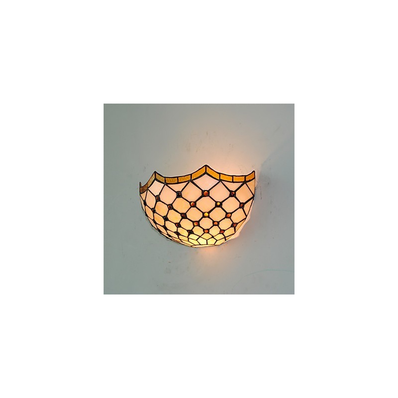 Retro Country Wall Lights Glass Shade Sala de estar Quarto Restaurante Café Bar Wall Spots