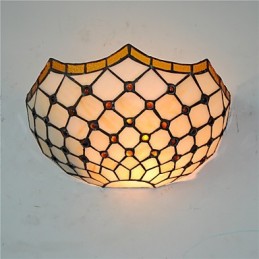 Retro Country Wall Lights Glass Shade Sala de estar Quarto Restaurante Café Bar Wall Spots