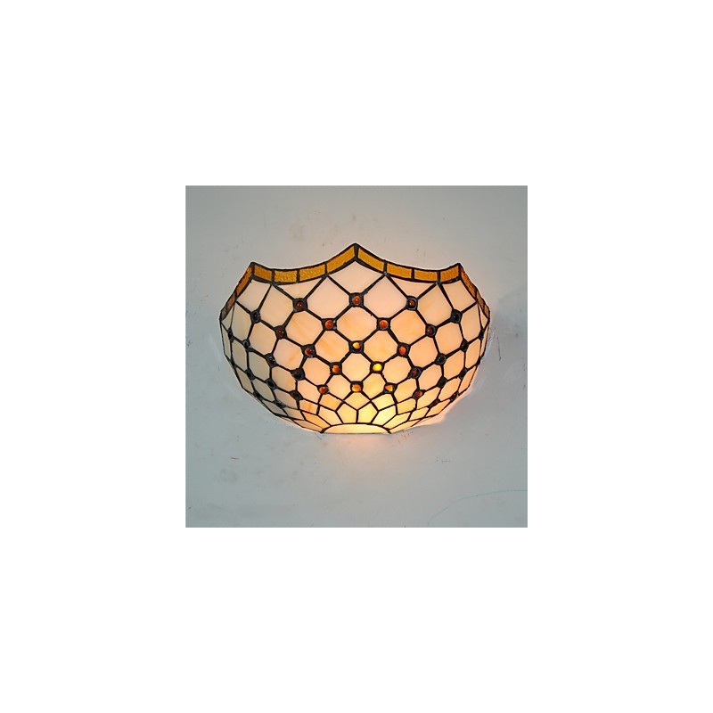Retro Country Wall Lights Glass Shade Sala de estar Quarto Restaurante Café Bar Wall Spots